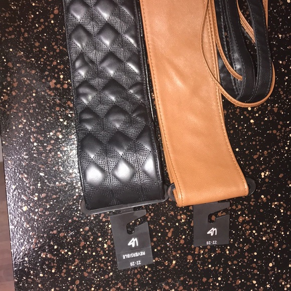 Reversible leather wrap belts - Picture 3 of 4